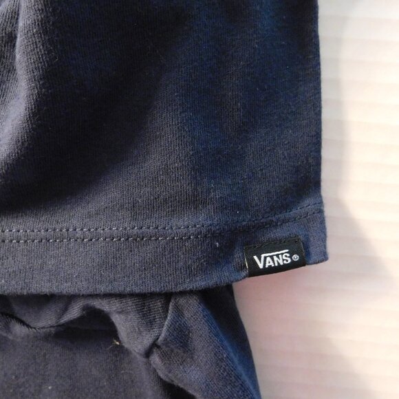 VANS Off The Wall For Shore! Surfing Pelican Blue T-Shirt Men's XXL NEW - Picture 4 of 5